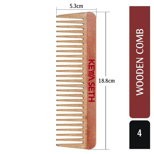 Neem Wooden Comb Wide Tooth for Hair Growth for Men & Women All Purpose Large Size Perfect Hair Setter. Set