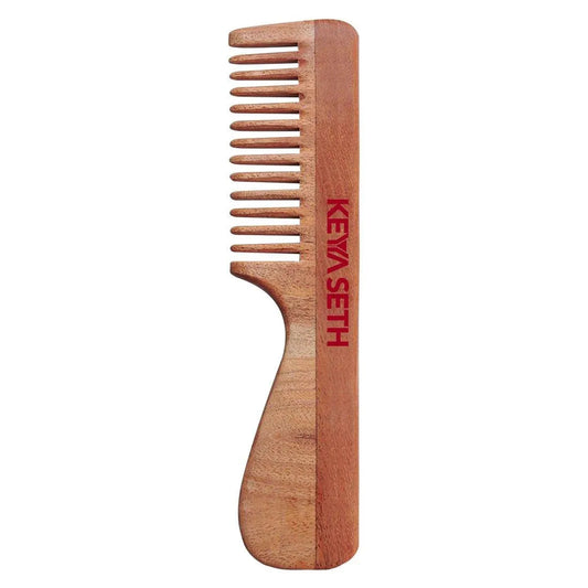 Neem Wooden Handle Comb Wide Tooth for Hair Growth for Men & Women 100g