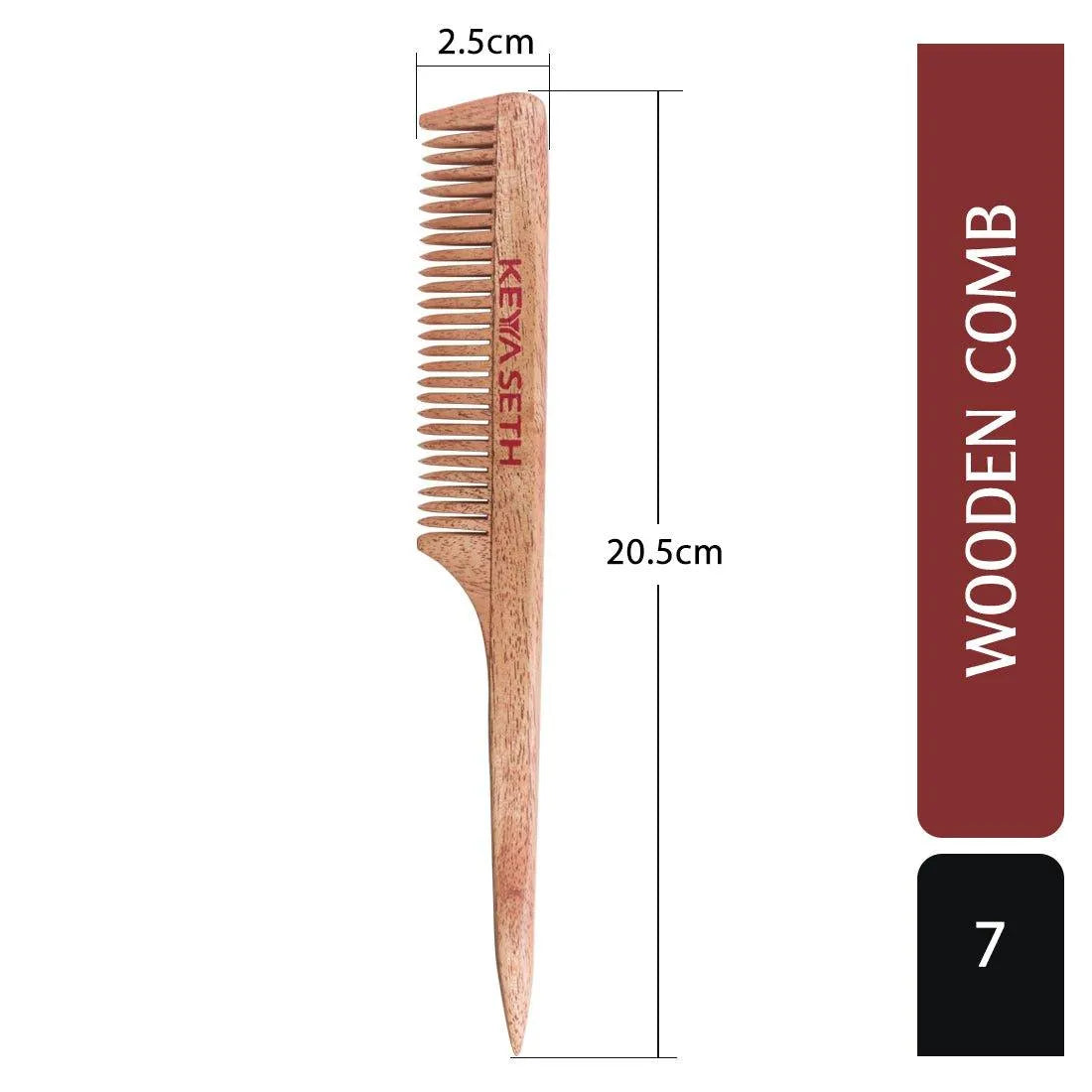 Neem wooden Tail Comb 50g