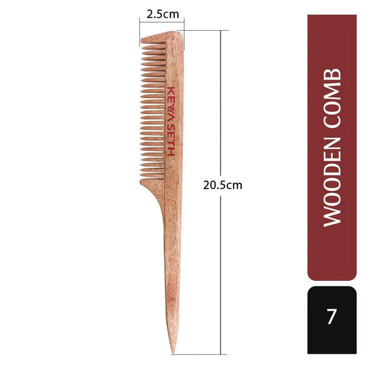Neem wooden Tail Comb 50g