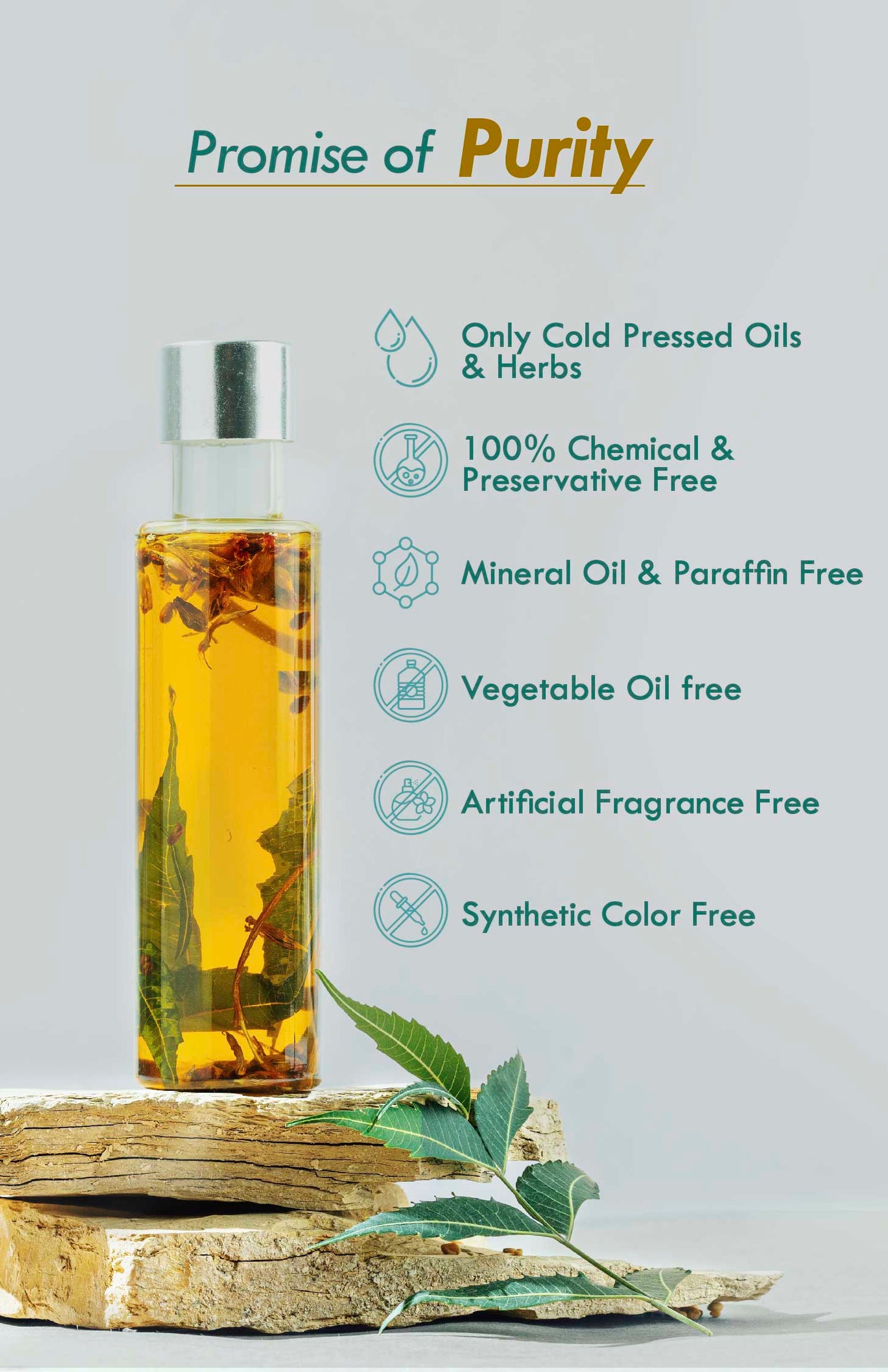 Neem Bhringraj Monsoon Hair Oil 100ml