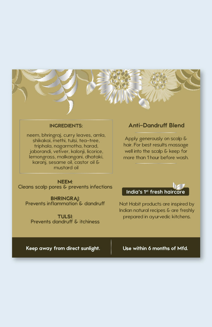 Anti-Dandruff DASABUTI Winter Hair Oil 100ml