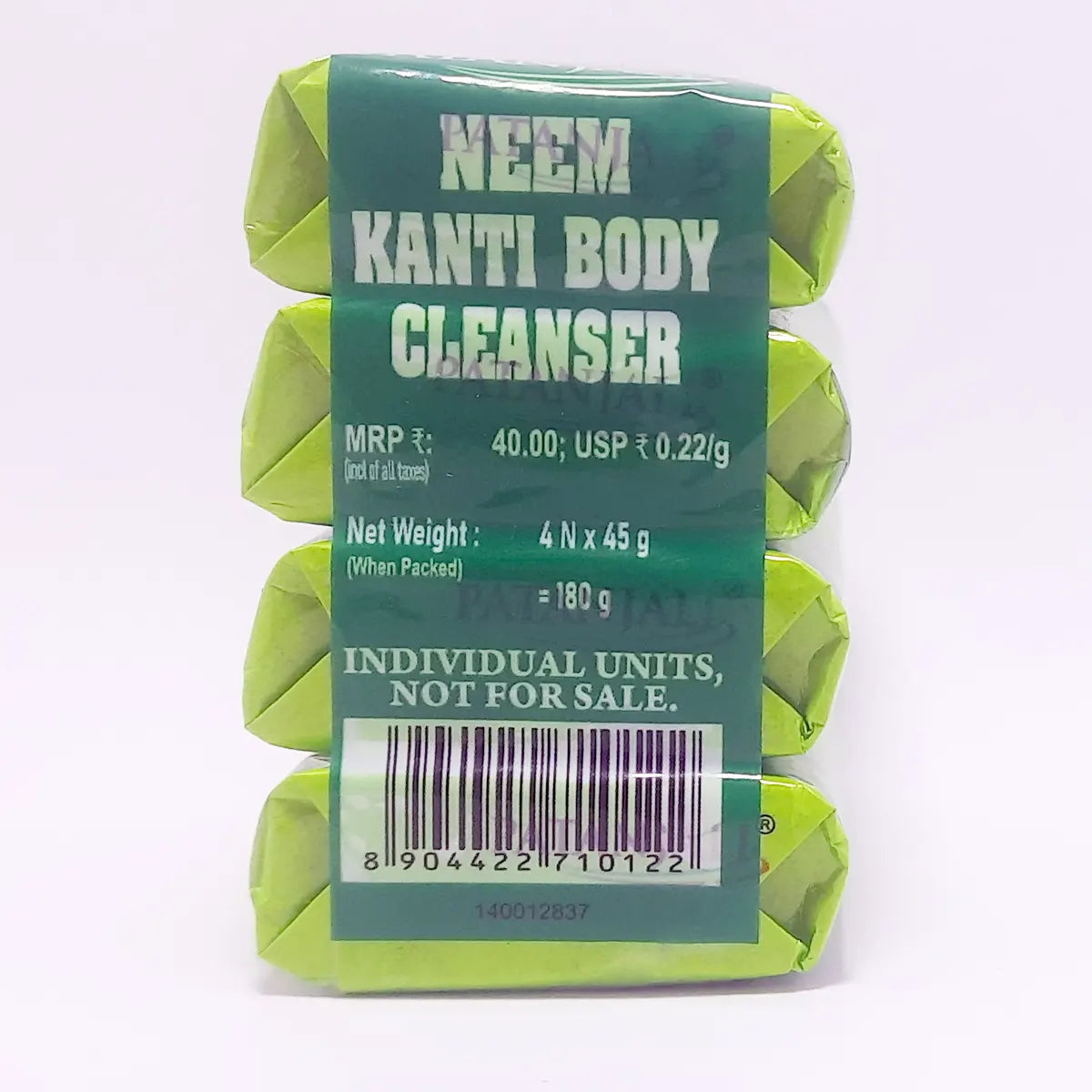 Patanjali Neem Kanti Body Cleanser (4x1) 45 G
