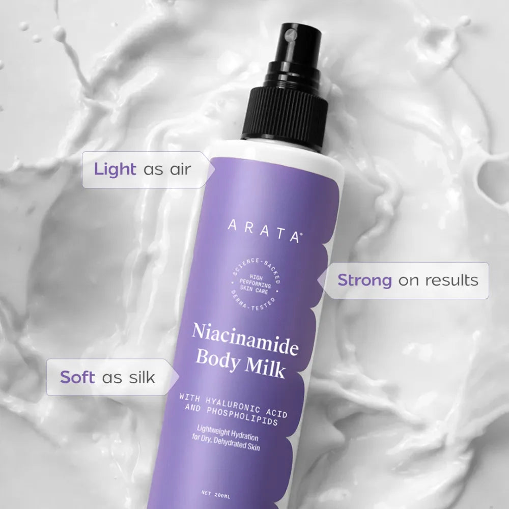 Niacinamide Body Milk for Dull and Dehydrated Skin 200 ml