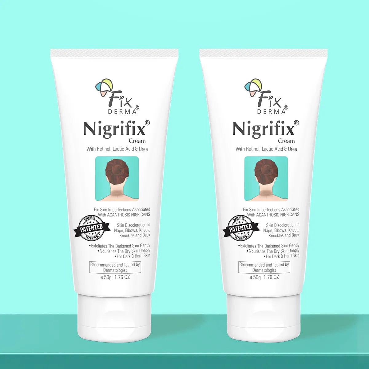 Nigrifix Cream 50g Pack of 2 50gx2