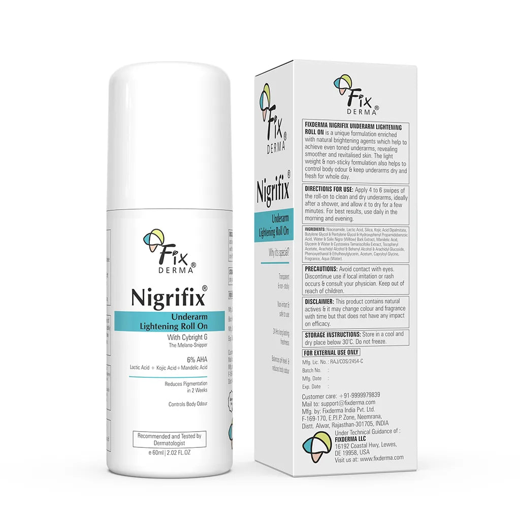 Nigrifix Underarm Lightening Roll On Velvet Musk + Ocean