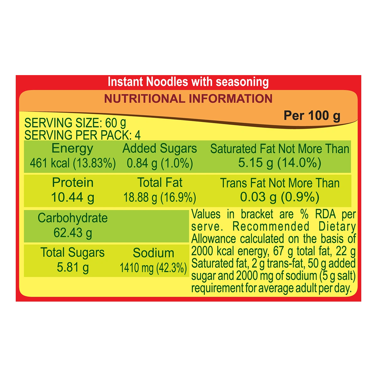 Patanjali Atta Noodles Chatpata - Family Pack (240 g)