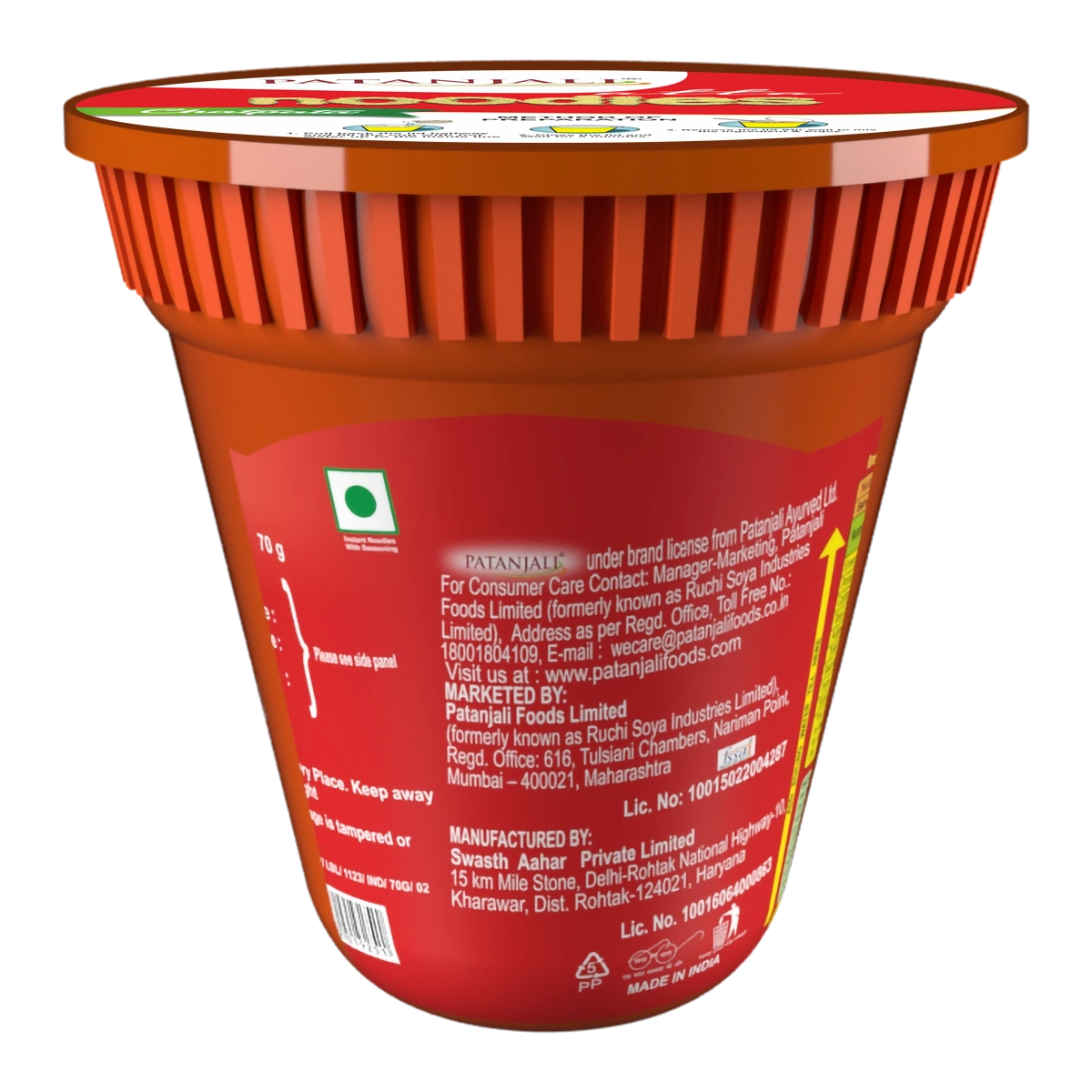 Patanjali Atta Cup Noodles Chatpata