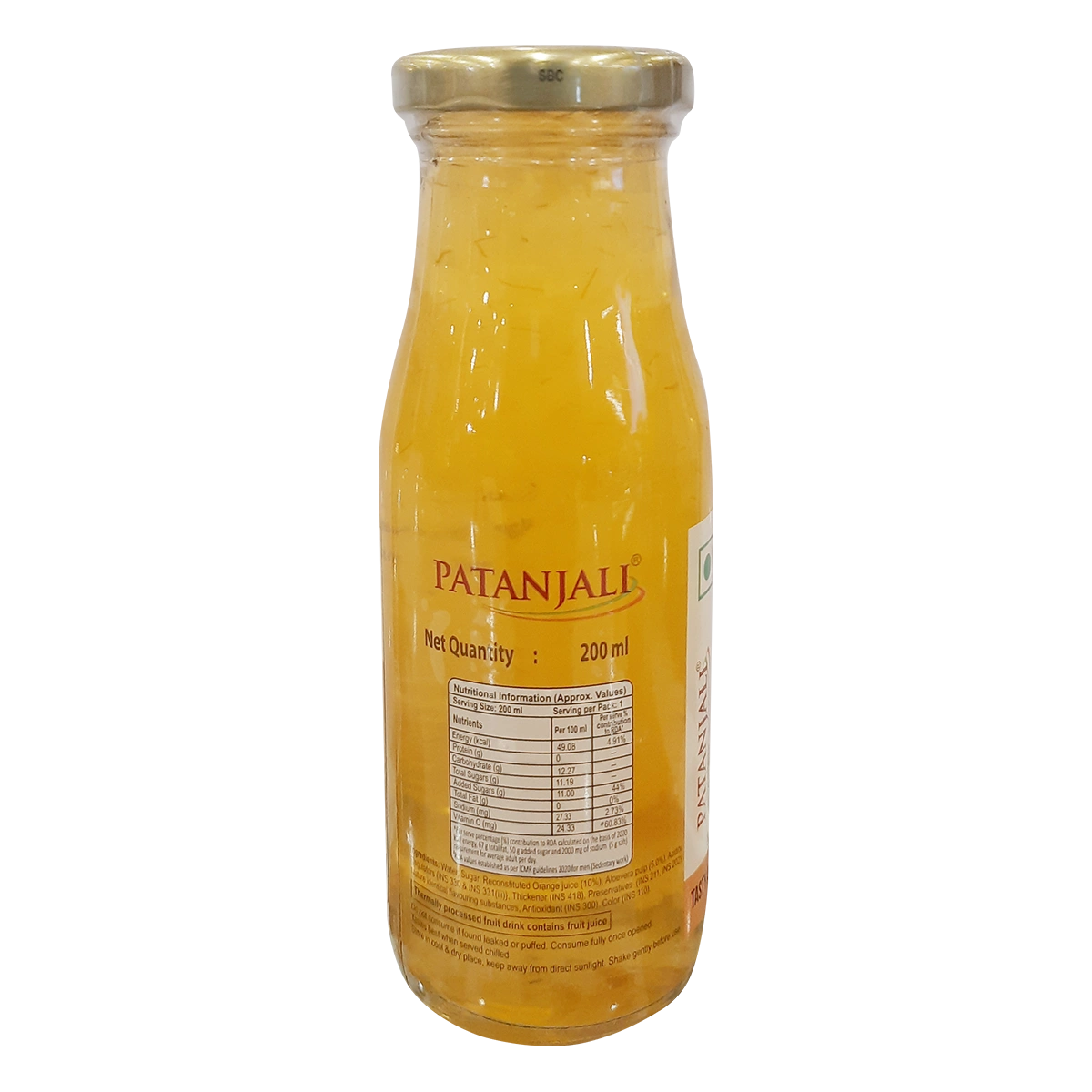 Orange Aloe Chunk Drink