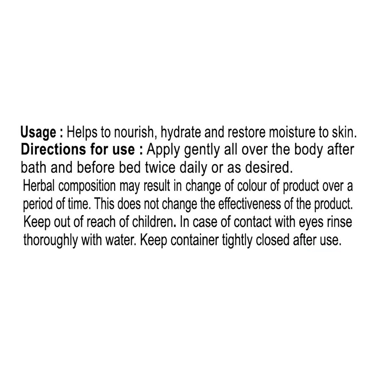 Oat- Almond Intensive Care Body Lotion