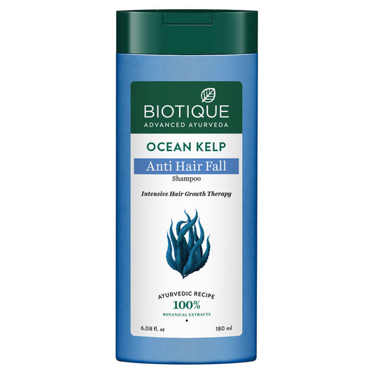 【Biotique】 OCEAN KELP Hair Strengthening Shampoo｜オーシャンケルプ ヘアケア シャンプー｜180ML