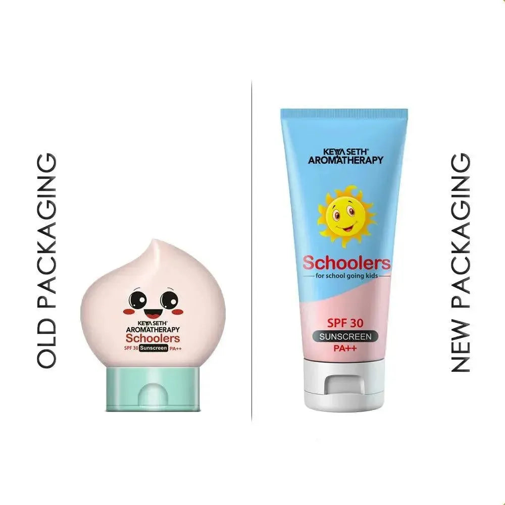 Schoolers Sunscreen SPF 30 PA++ for Kids Mineral Based Lotion -Paraben & Sulfate Free 50ml x 3