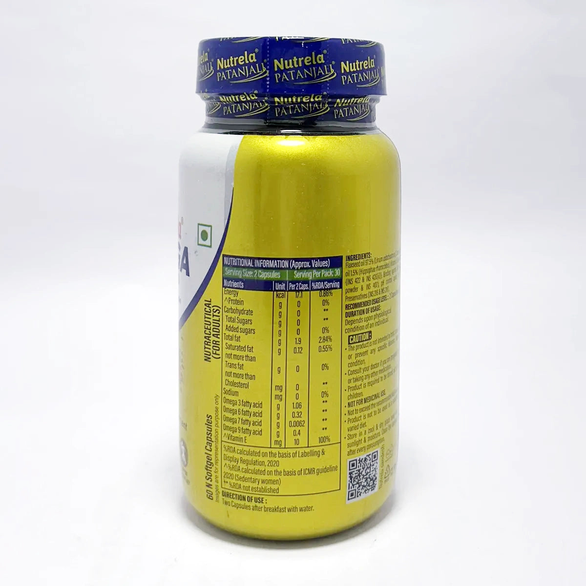 Patanjali Nutrela Organic Omega 3,6,7,9 (45 g)