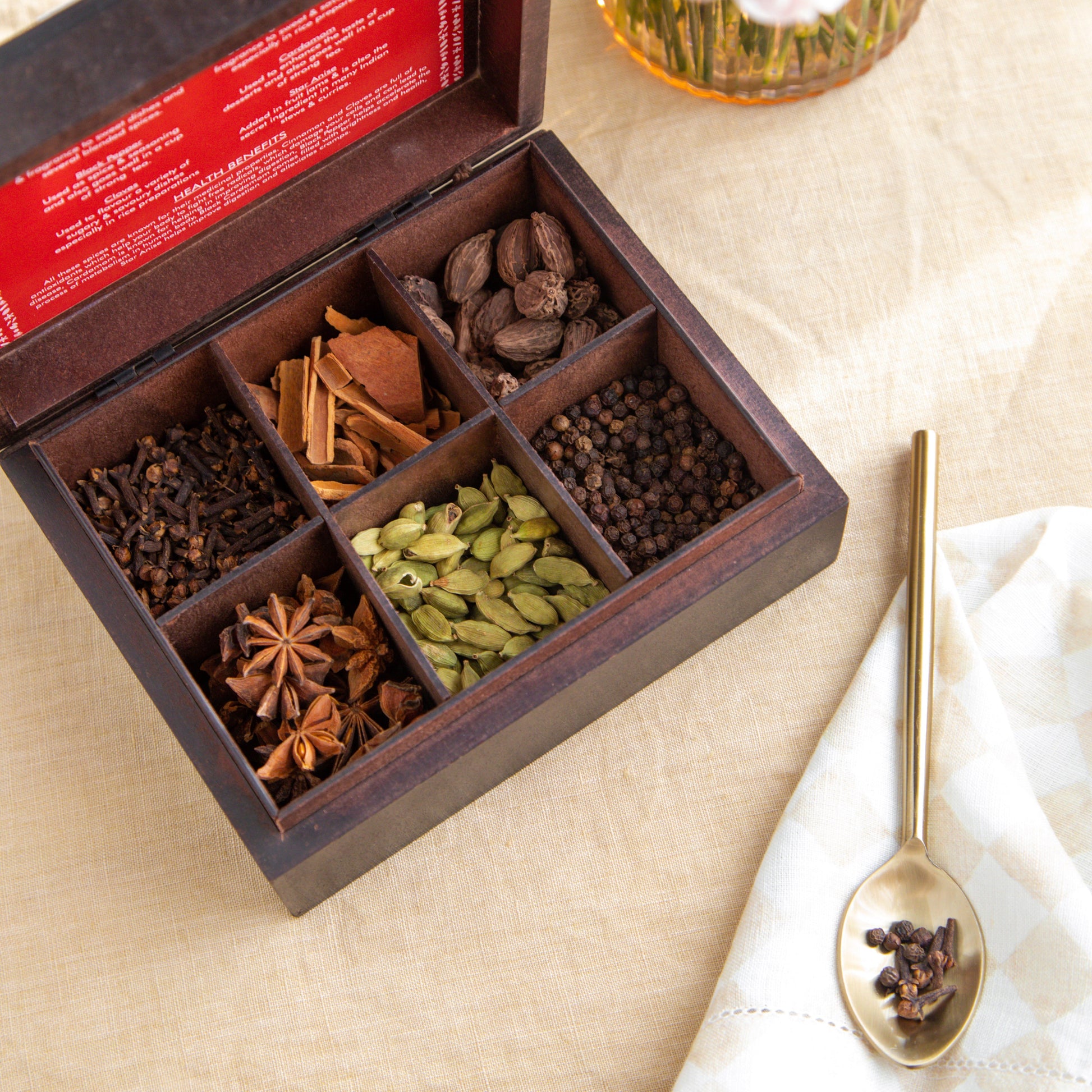 Indian Spice Collection-6 Assorted Indian Whole Spices 150 gms 150g