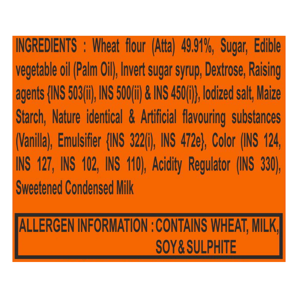 Patanjali Creamfeast Orange Biscuit