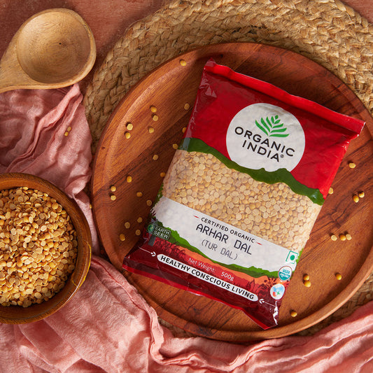 【Organic India】 Arhar Dal (Tur Dal)｜アルハルダル（トゥールダル）｜1 Kg Pack
