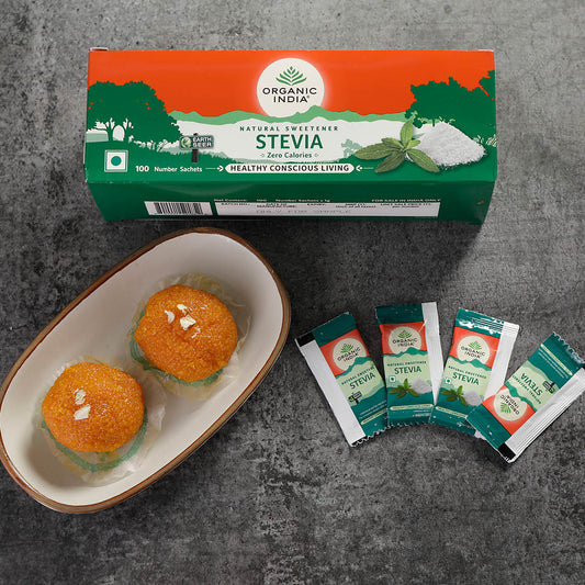 【Organic India】 Stevia｜ステビア｜100 Sachets