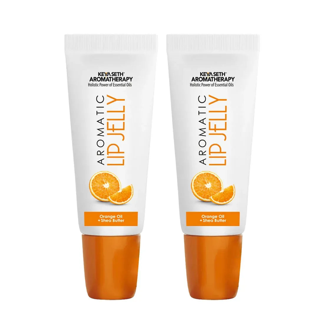 Aromatic Lip Jelly Orange, Enriched with Orange Oil (Vitamin C) & Shea Butter, Tinted Lip Balm, Brightening and Moisturizing Dark Lips for Men and Women 10ml Pack of 1