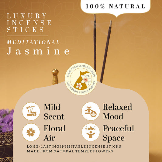 Incense Sticks Lavender and Jasmine Combo (Pack of 6)