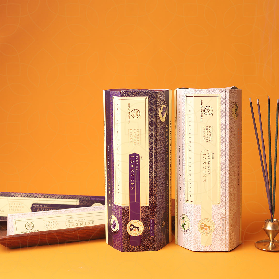 Incense Sticks Lavender and Jasmine Combo (Pack of 6)