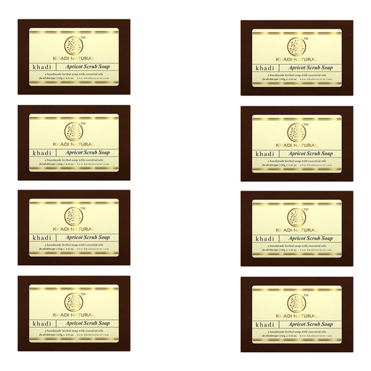 Apricot Scrub Soap Combo Pack Of 8 125gm Each