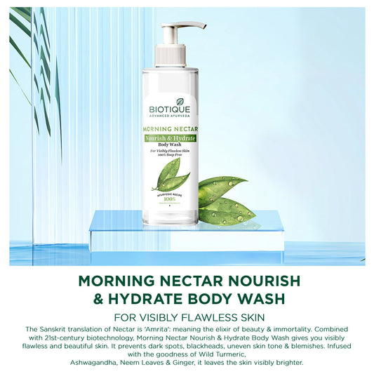 MORNING NECTAR Nourish & Hydrate Body Wash 200ml