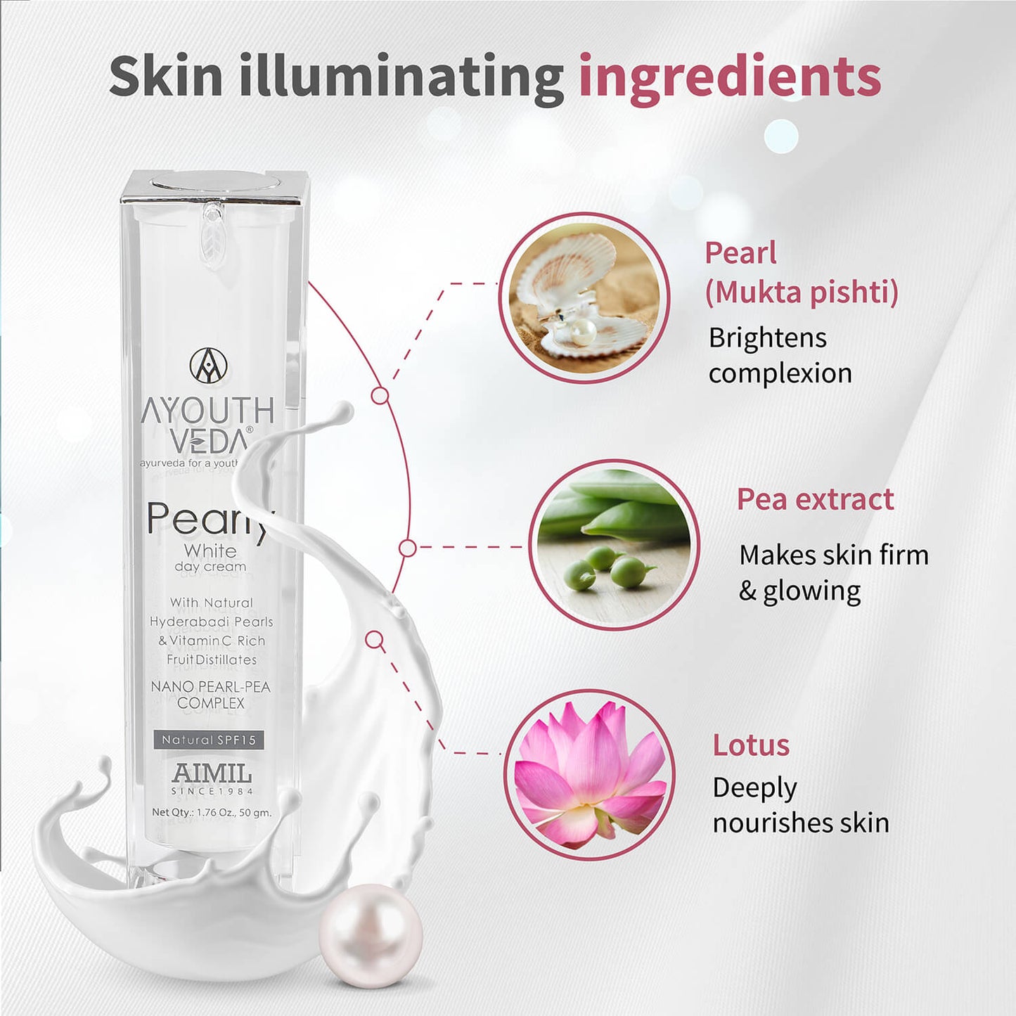 Pearly White Day Cream - 50g 50g