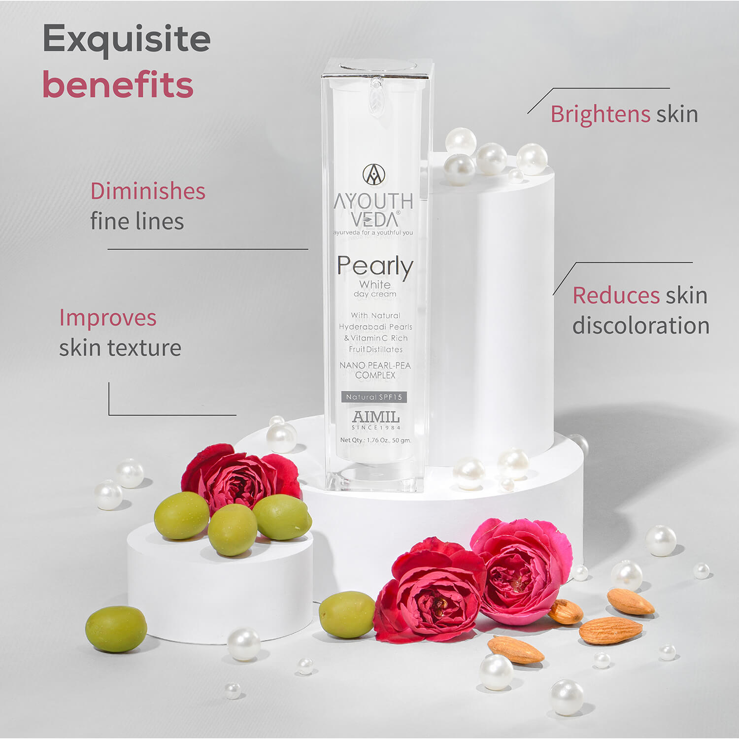 Pearly White Day Cream - 50g 50g