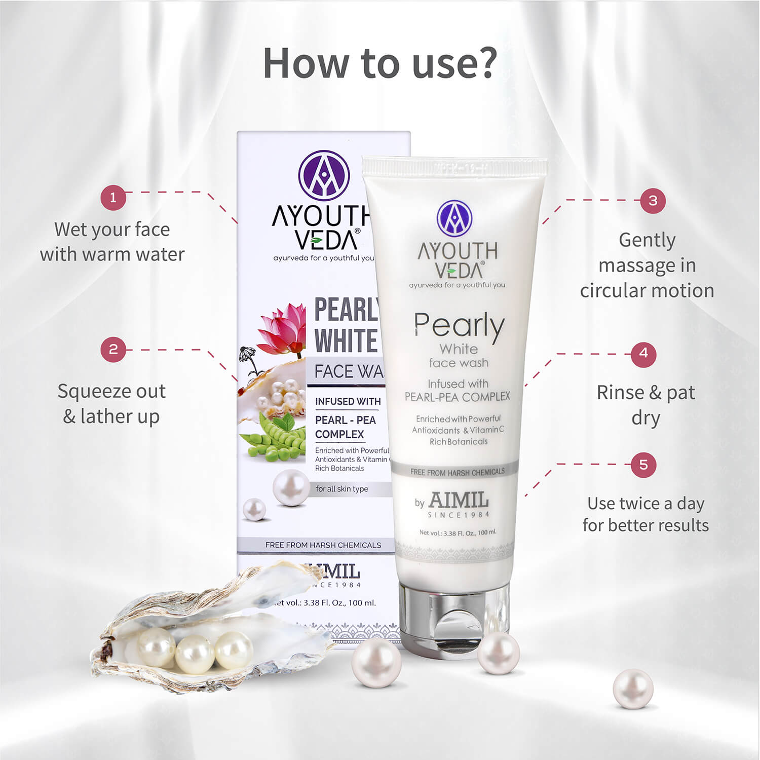 Pearly White Face Wash 100ml 100ml