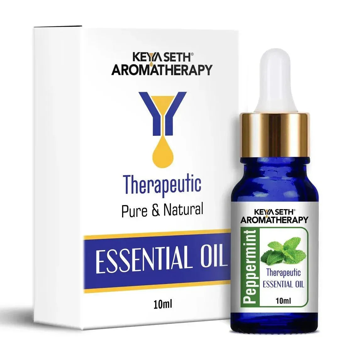 Peppermint Essential Oil Natural Therapeutic Grade, Cooling and Pain Reliving, Decongestant, Stress Relief,10ml 10ml