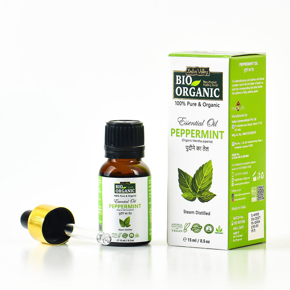 Pure & Organic Peppermint Essential Oil - 15ml 15ml