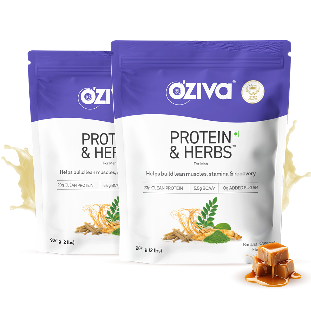 Protein & Herbs, Men Banana Caramel / 1 lbs OG