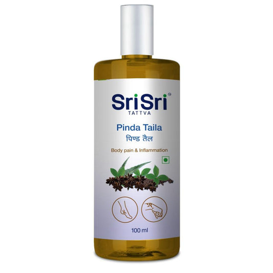 【Sri Sri Tattva】 Pinda Taila Body Oil for Pain & Inflammation｜ ピンダ・タイラ ボディオイル（痛み・炎症ケア）｜ 100ml