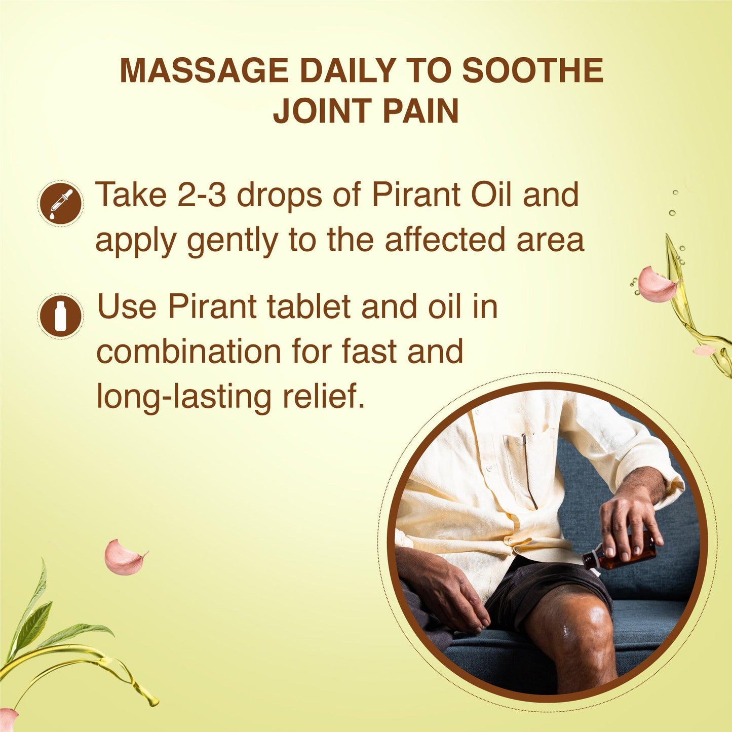 Pirant Oil - For Joint & Muscle Pain