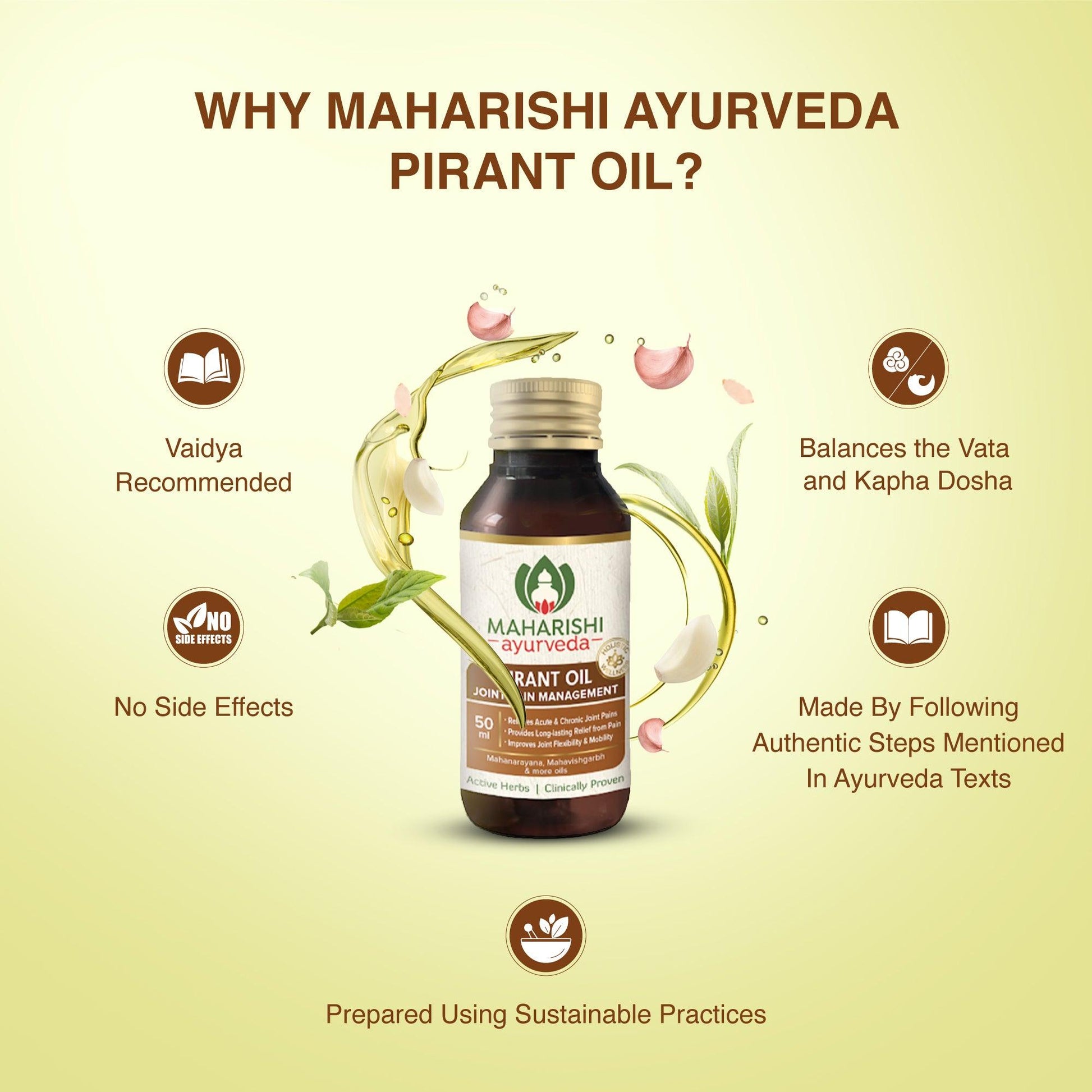 Pirant Oil - For Joint & Muscle Pain