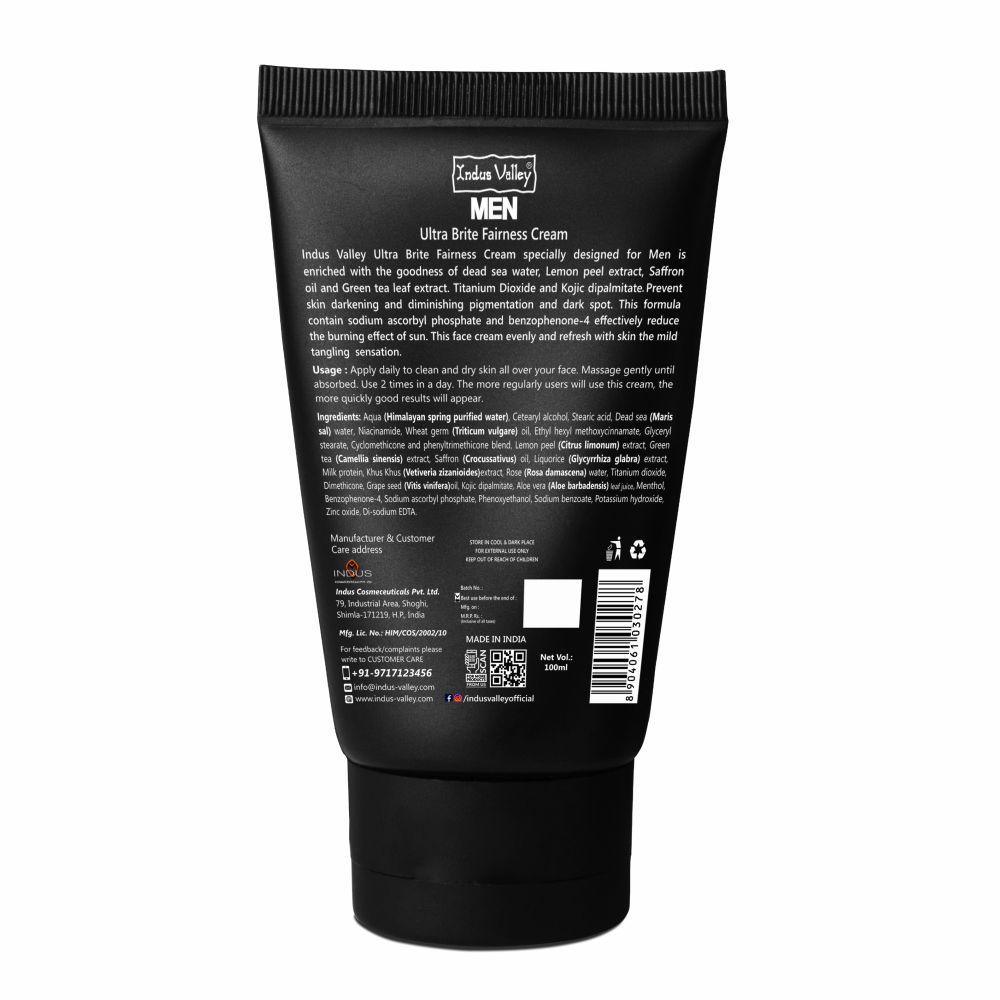 Men Ultra Fairness Cream with Dead Sea Water & Green Tea Extract - 100ml 100ml