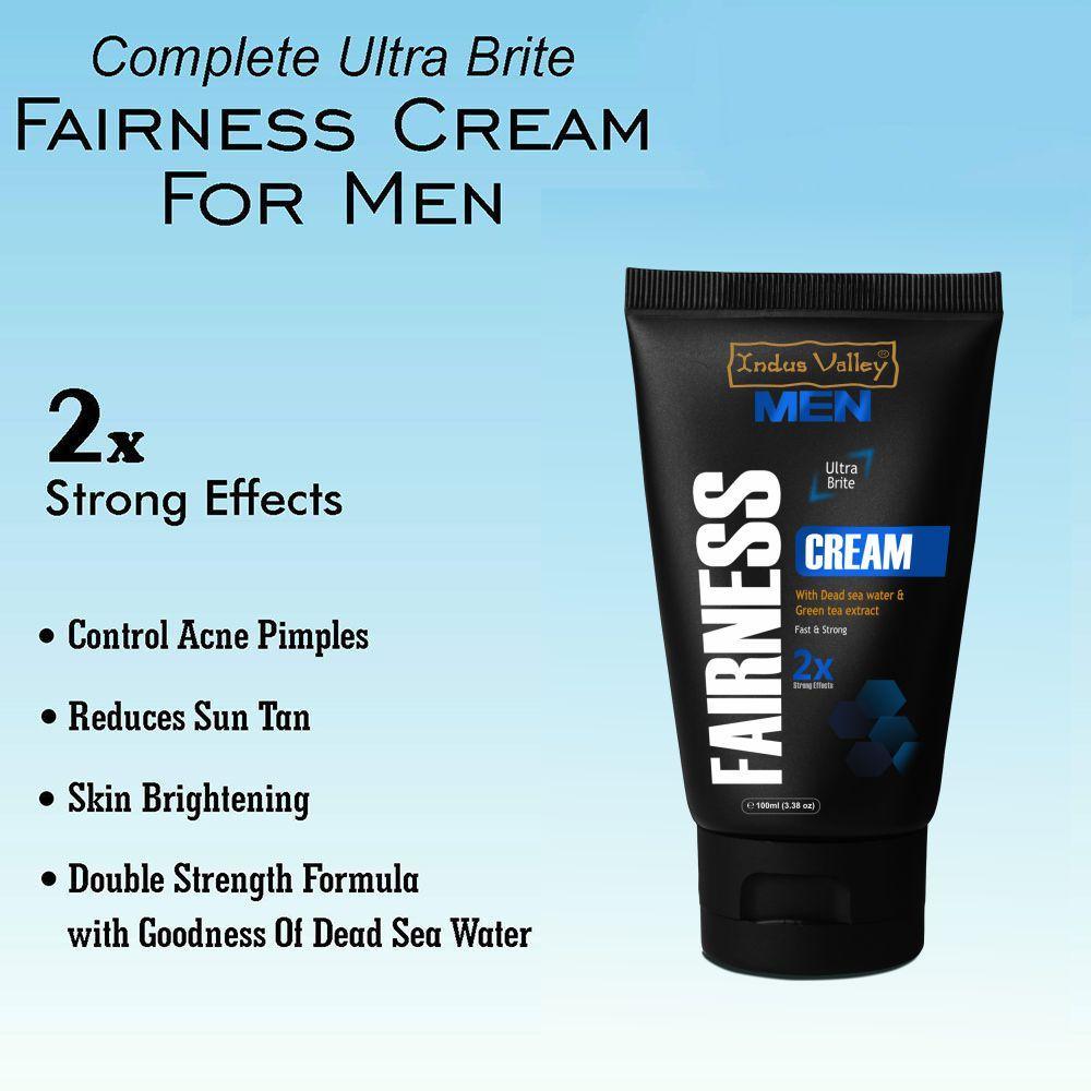 Men Ultra Fairness Cream with Dead Sea Water & Green Tea Extract - 100ml 100ml