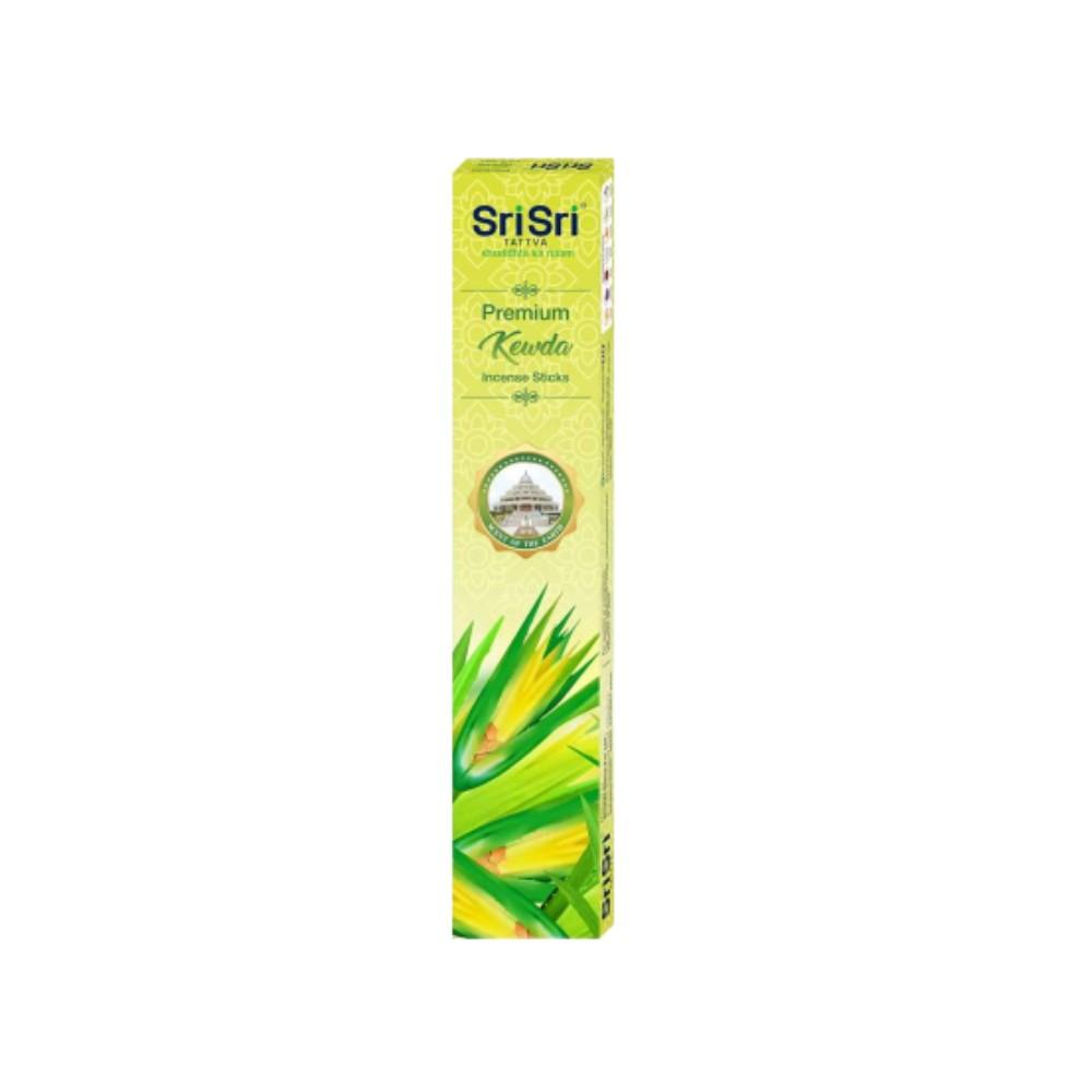 【Sri Sri Tattva】 Premium Kewda Incense Sticks for Pooja (13 Agarbatti Sticks)｜ プレミアム ケウダ お香スティック（プージャ用／アガルバッティ13本）｜ 20g