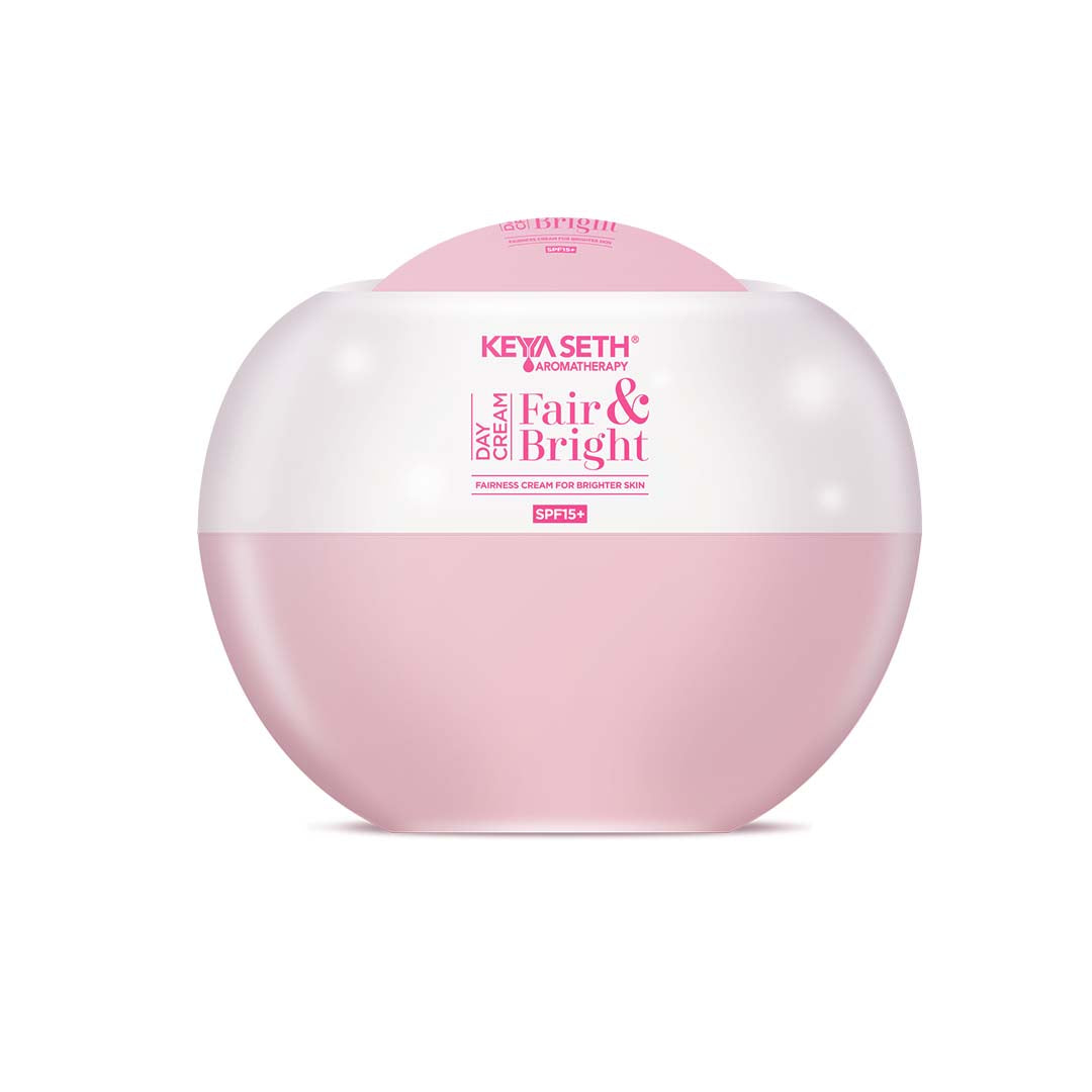 Fair & Bright Day Cream SP15+, Skin Brightening & Whitening, with Vitamin C, B3 & B6 Moisturizer with Lavender & Geranium Essential Oil 25g