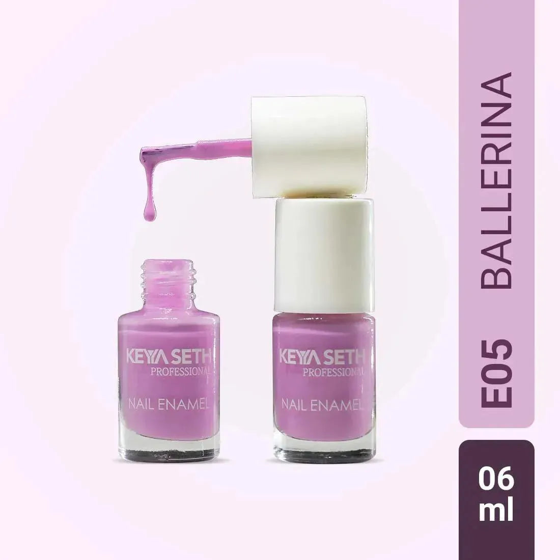 Ballerina + Flamingo Long Wear Nail Enamel Enriched with Vitamin E & Argan Oil 12g