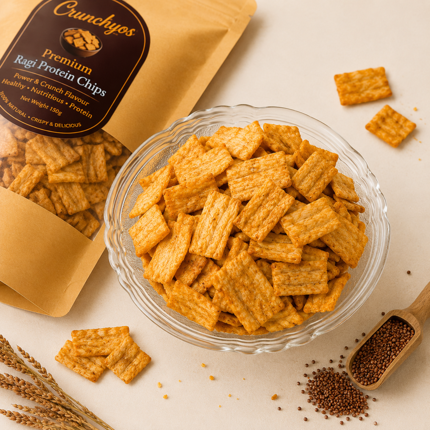 Ragi Protein Chips 150g