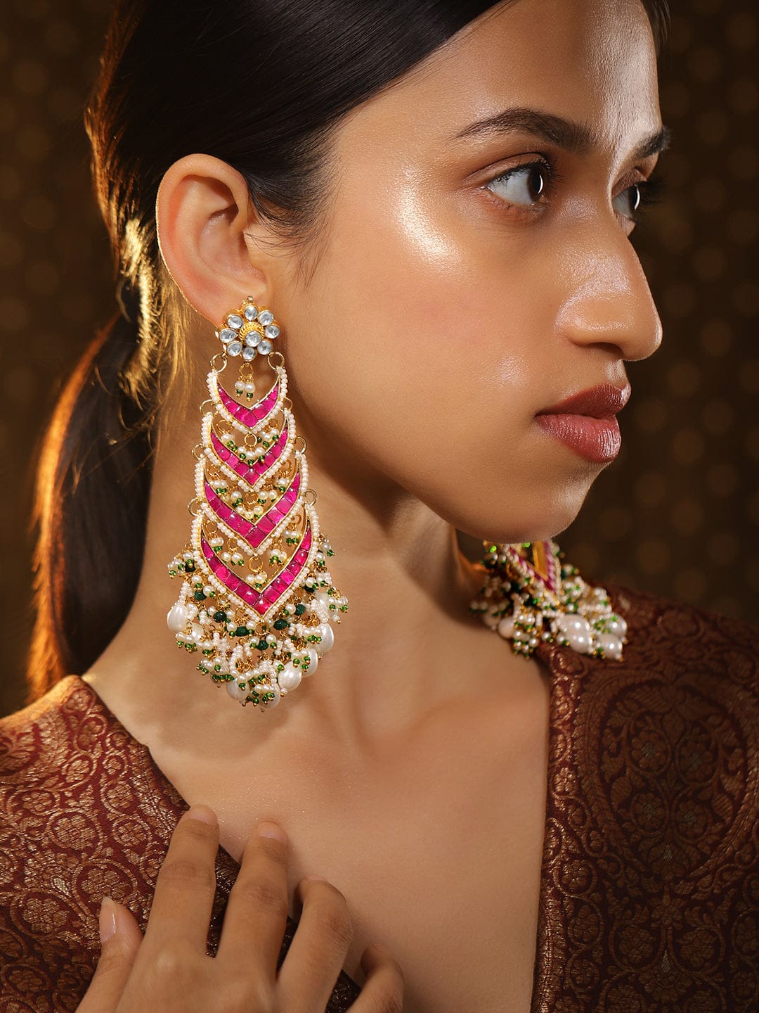 Queen’s Dream Beaded Earrings Multicolor