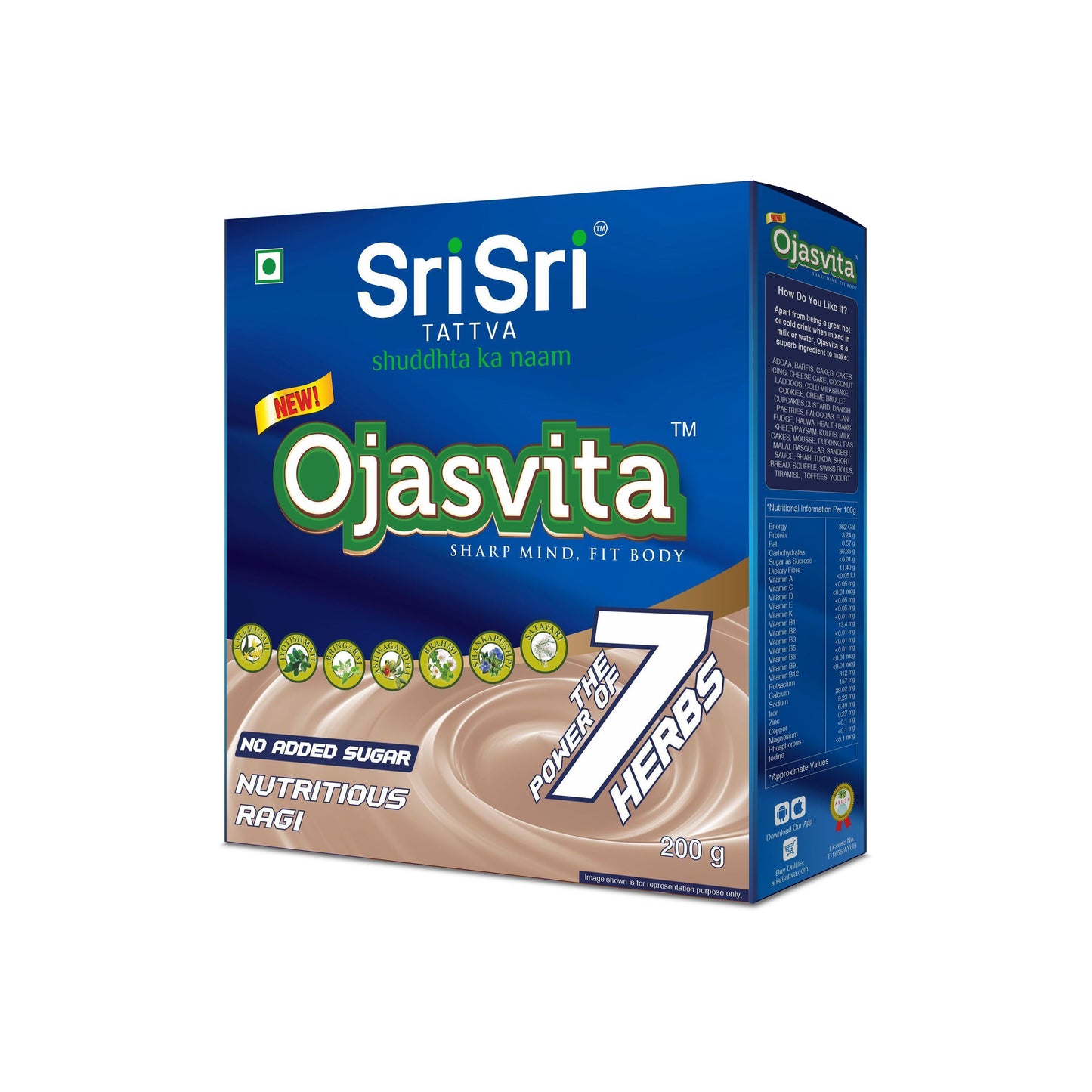 Ragi Ojasvita - Sharp Mind & Fit Body, 200 g 200g