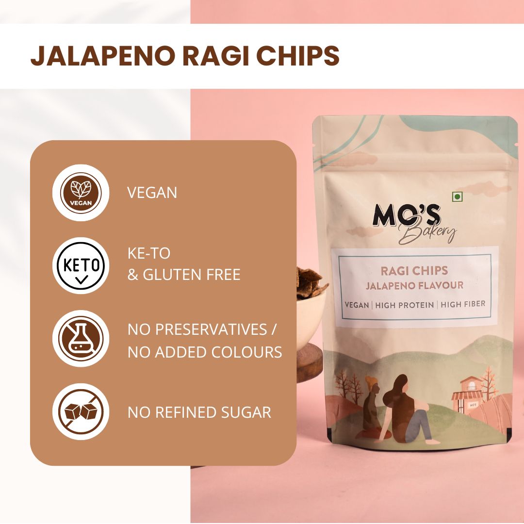 Ragi Chips Jalapeno 80g