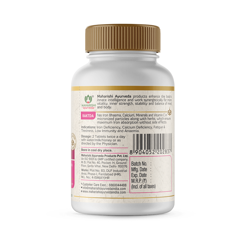 Raktda - Ayurvedic Iron Supplement