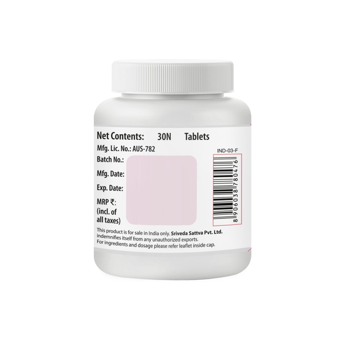 Rasnadi Vati  - Vata balance, 30Tabs | 500 mg 500mg