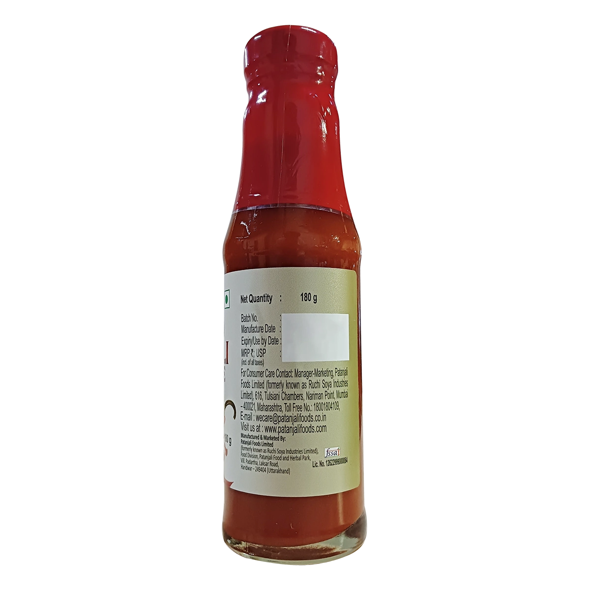 Patanjali Red Chilli Sauce (180 g)