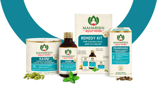Cough, Cold & Flu Kit with Kasni Syrup, Prandhara & Kanth Sudha