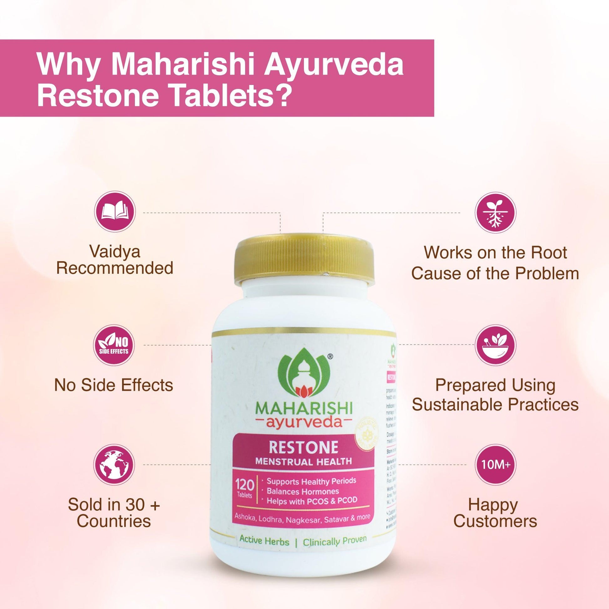 Restone -120 tab  For Menstrual Health