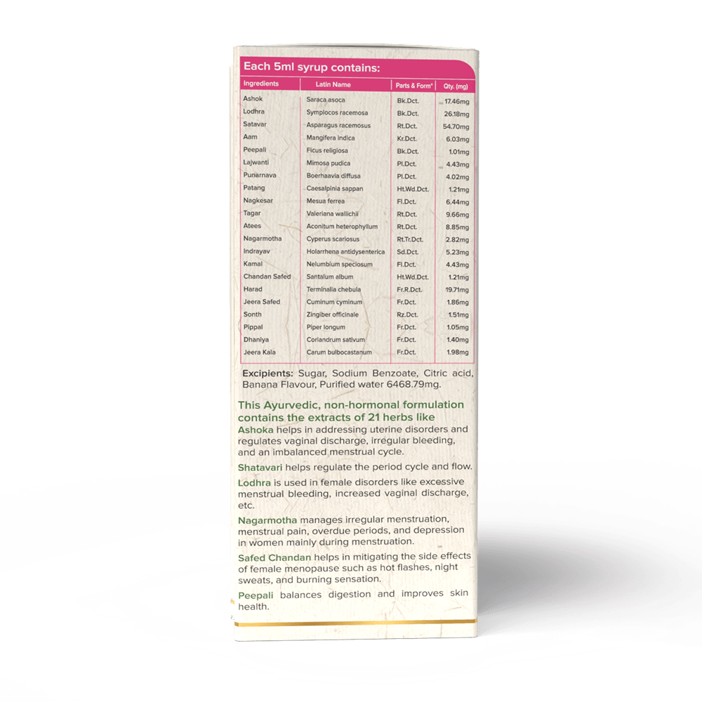 Restone Syrup - For Healthy Periods